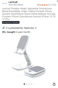 Lamicall 折りたたみスタンド　画像